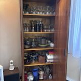 Cherry wood bonnetière in Louis Philippe style.