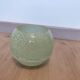 Speckled glass globe lampshade, vintage Art Deco style