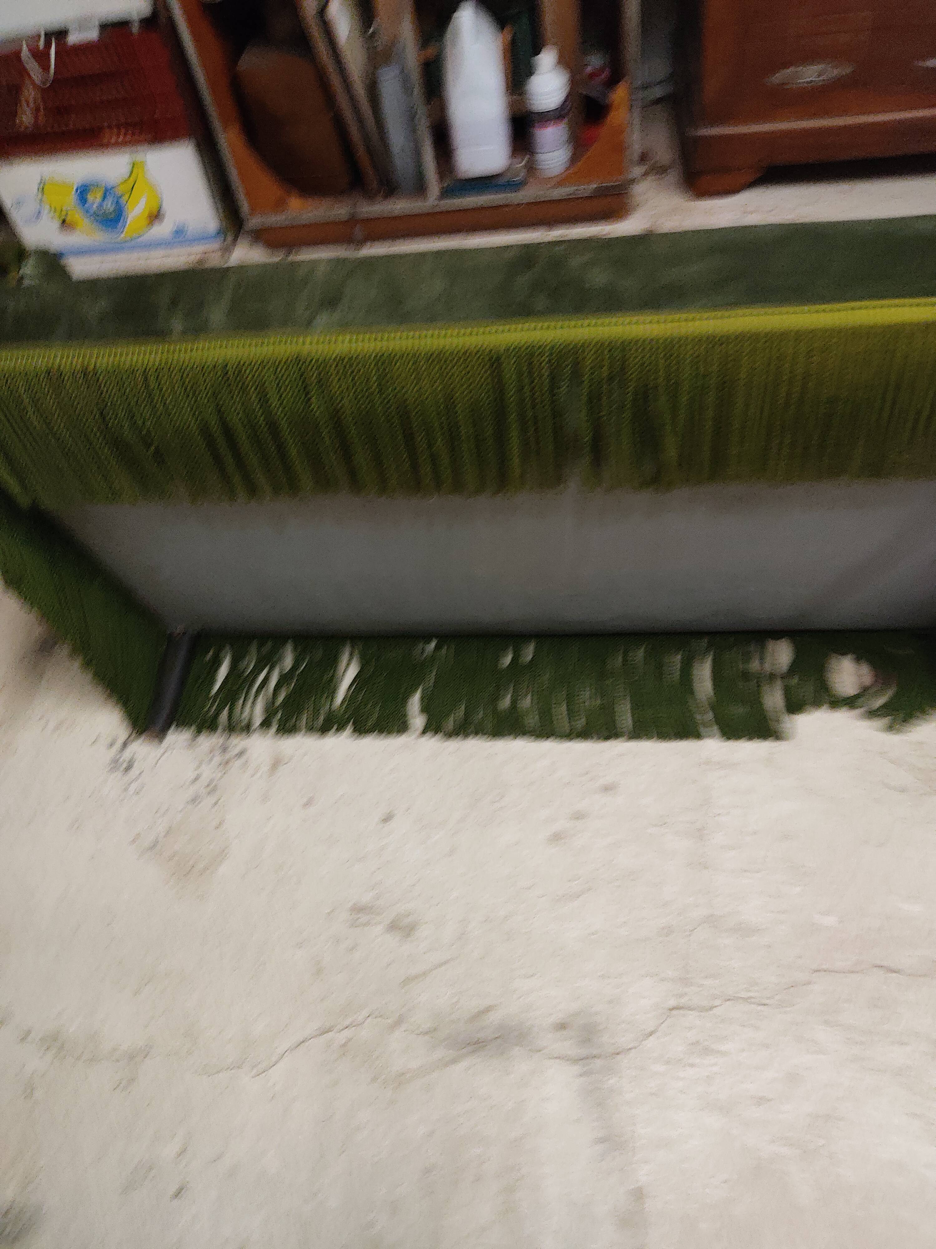 Bench epoque 19 ieme velvet green