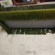 Banquette epoque 19 ieme velours vert