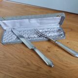 Platil leg of lamb service, Art Deco knife and fork