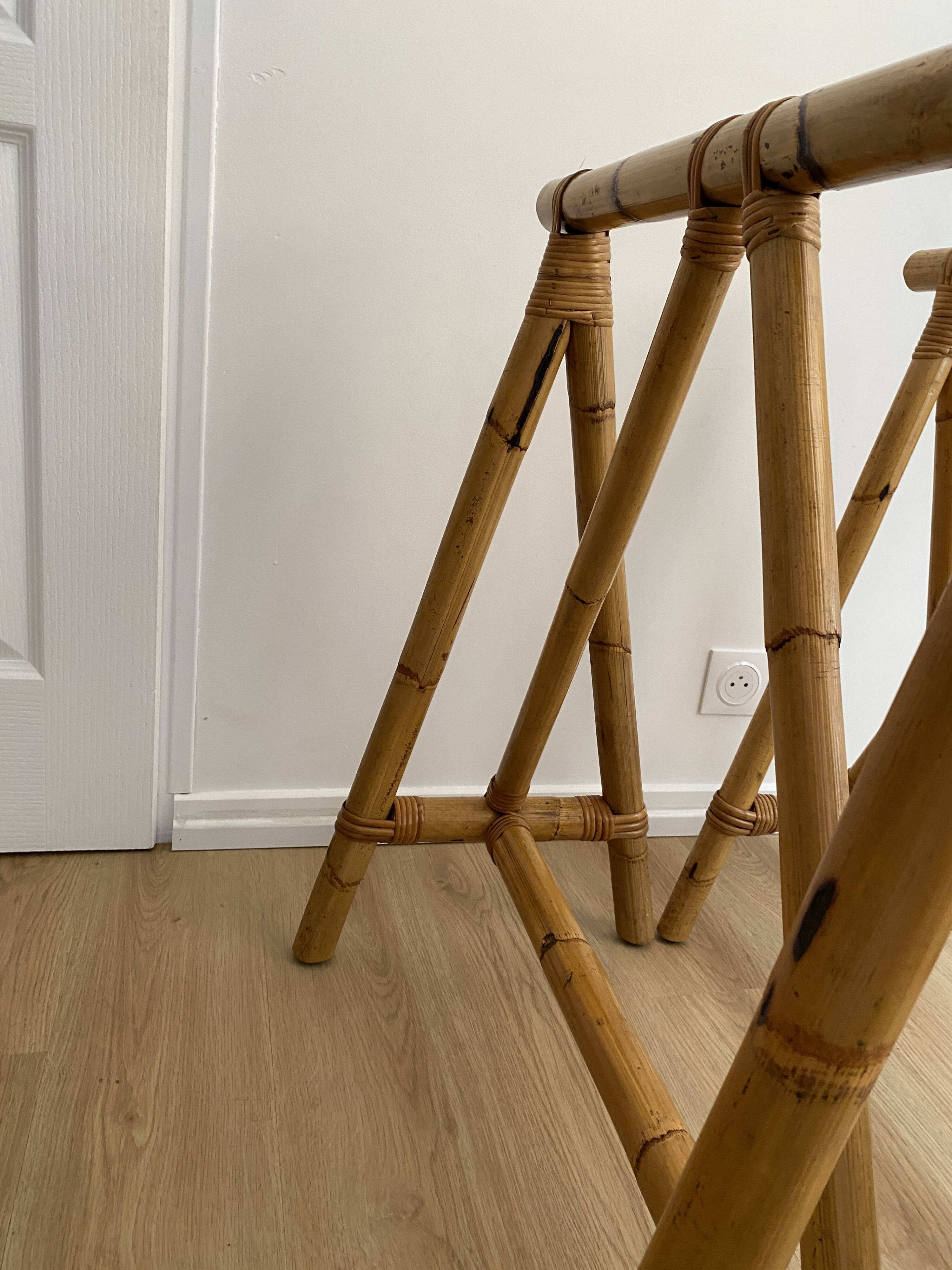 Vintage Bamboo trestles from the 60s/70s for desk, table, side table