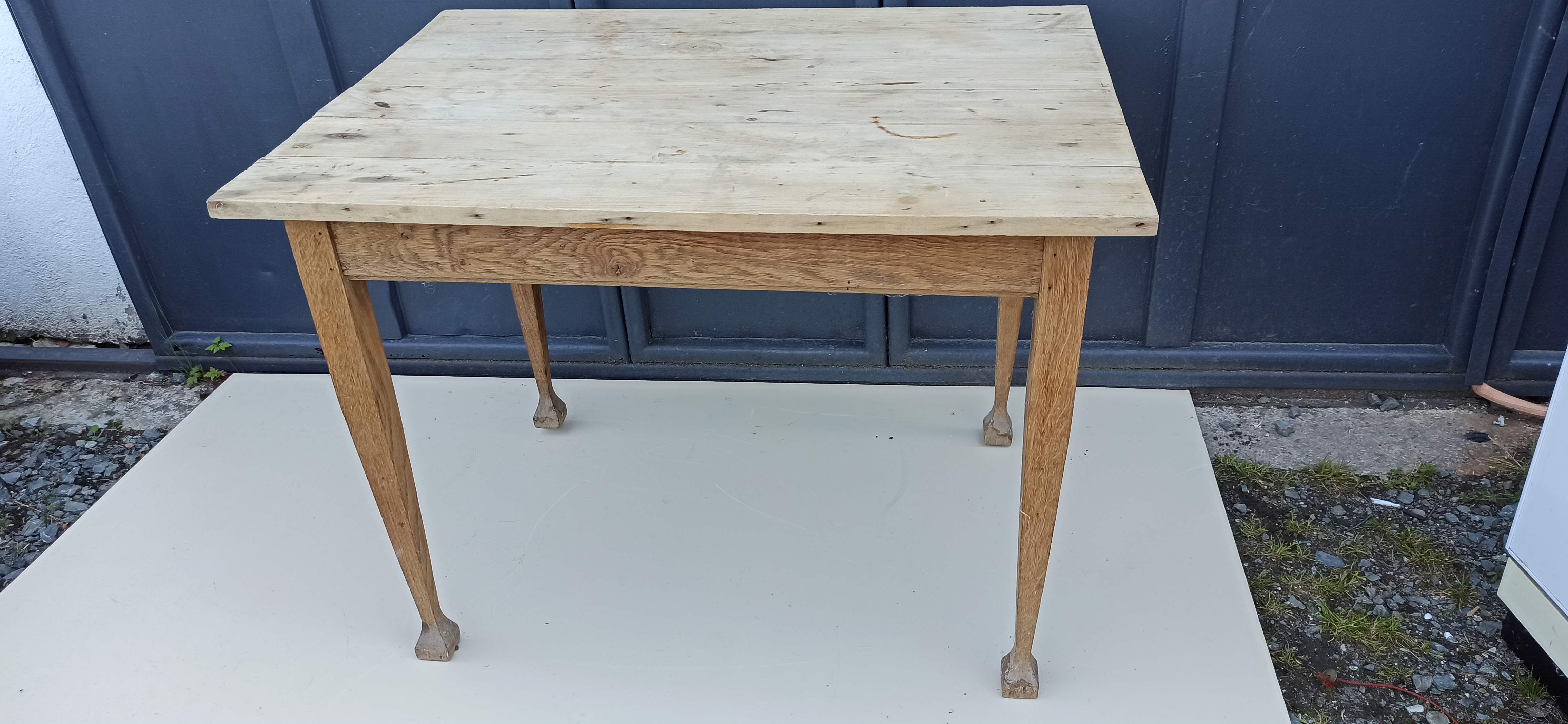 Farm table kitchen - oak and fir