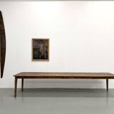 Large XXL Farm Table in Pine – Tapered Legs – L367 cm