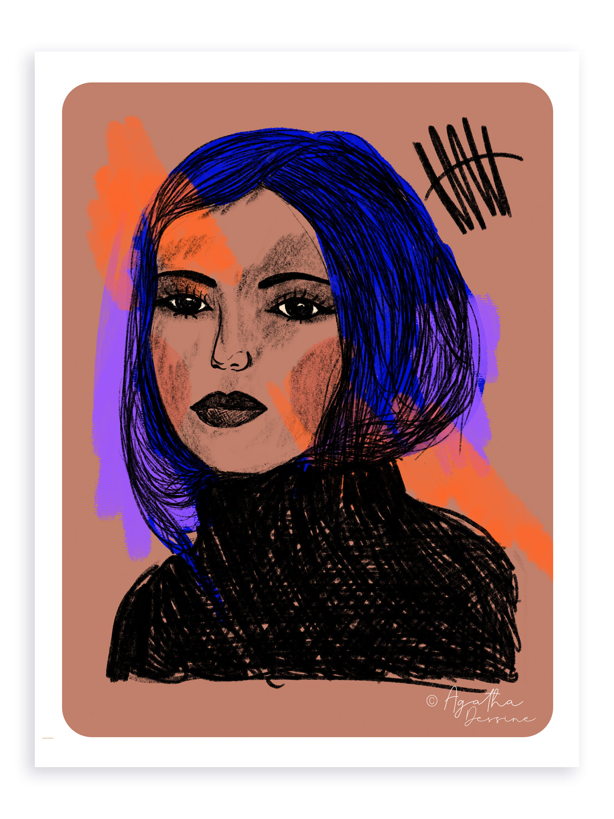 Illustration "Pullover" A4