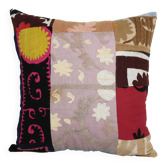 Vintage embroidered cushion cover 46x46 cm