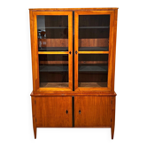 Biedermeier Top Showcase or Vitrine in Cherry Wood, South Germany, 1830