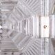 Mid-Century Chandelier in Chrome and Glass by Kamenický Šenov, Czech, 1960s