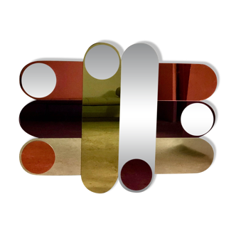 Smoked glass circus mirror 1994's