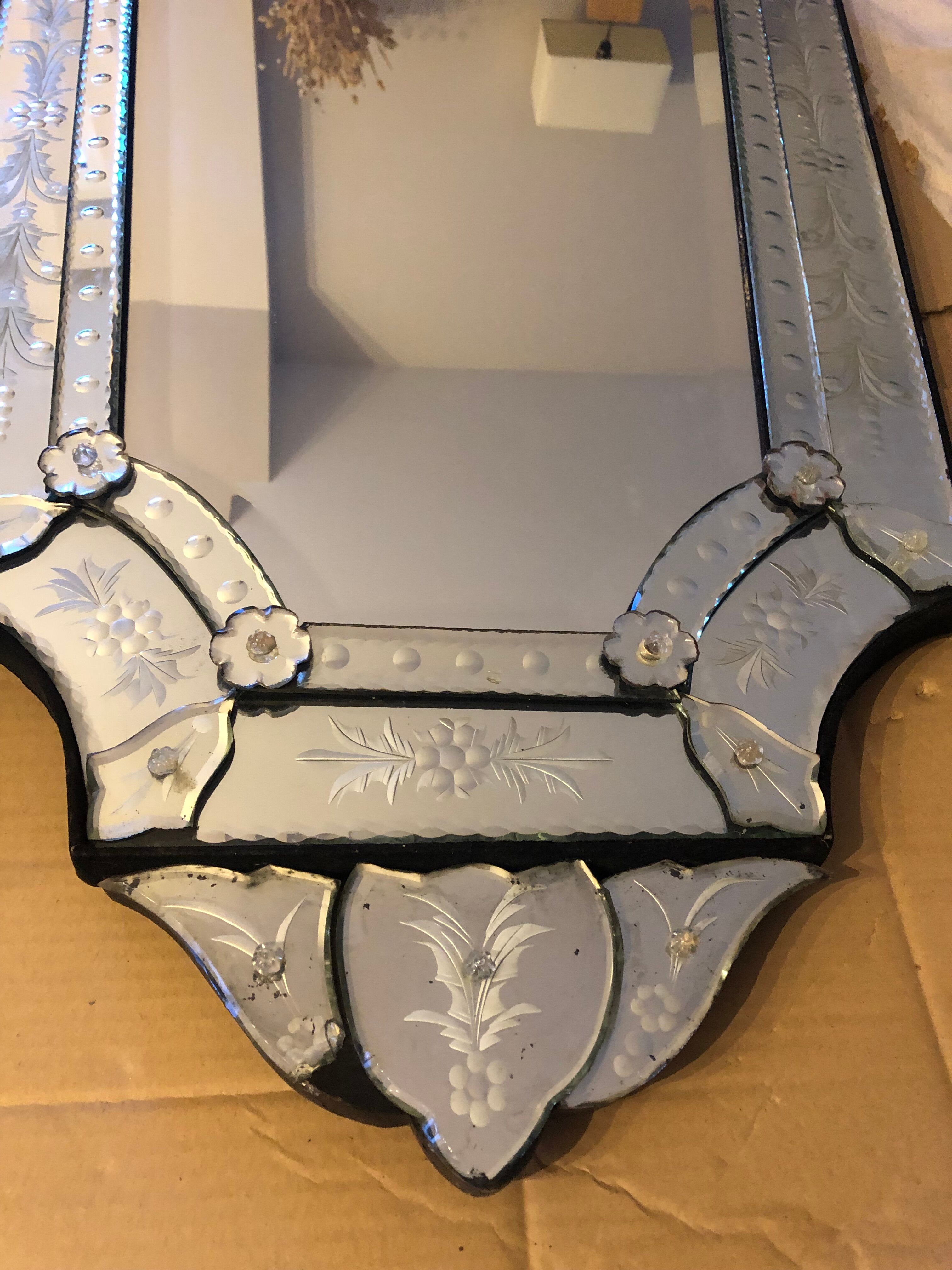 Ancient Venetian mirror