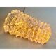 Pair of clear Murano glass wall sconces in the Barovier Art Deco style. Rostrato