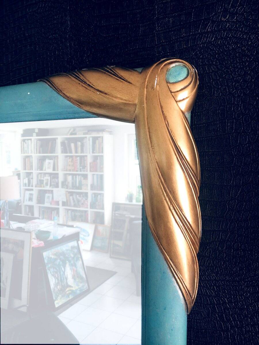 Hollywood Regency Style Framed Mirror from Deknudt, Belgium, 1970s