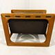 Salin Møbler teak & leather magazine holder Denmark 1960’s