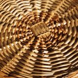 Wicker tray with handles