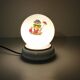 Opaline ball lamp with vintage clown pattern 1960