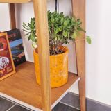 50s side table with compass legs