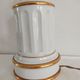 Foot of vintage lamp in Brussels porcelain