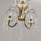Murano Glass Teardrop Chandelier in the Style of Venini, Italy