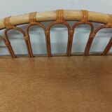 Rattan bedside table