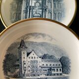 Lot 5 Bowls/ring sizes castles New Year 1958 Villeroy&Boch