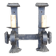 Brutalist wrought iron wall lamp 1970