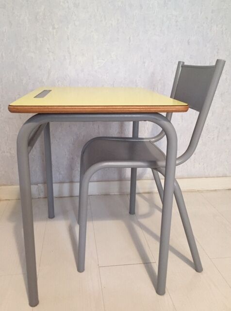 Vintage school desk and chair