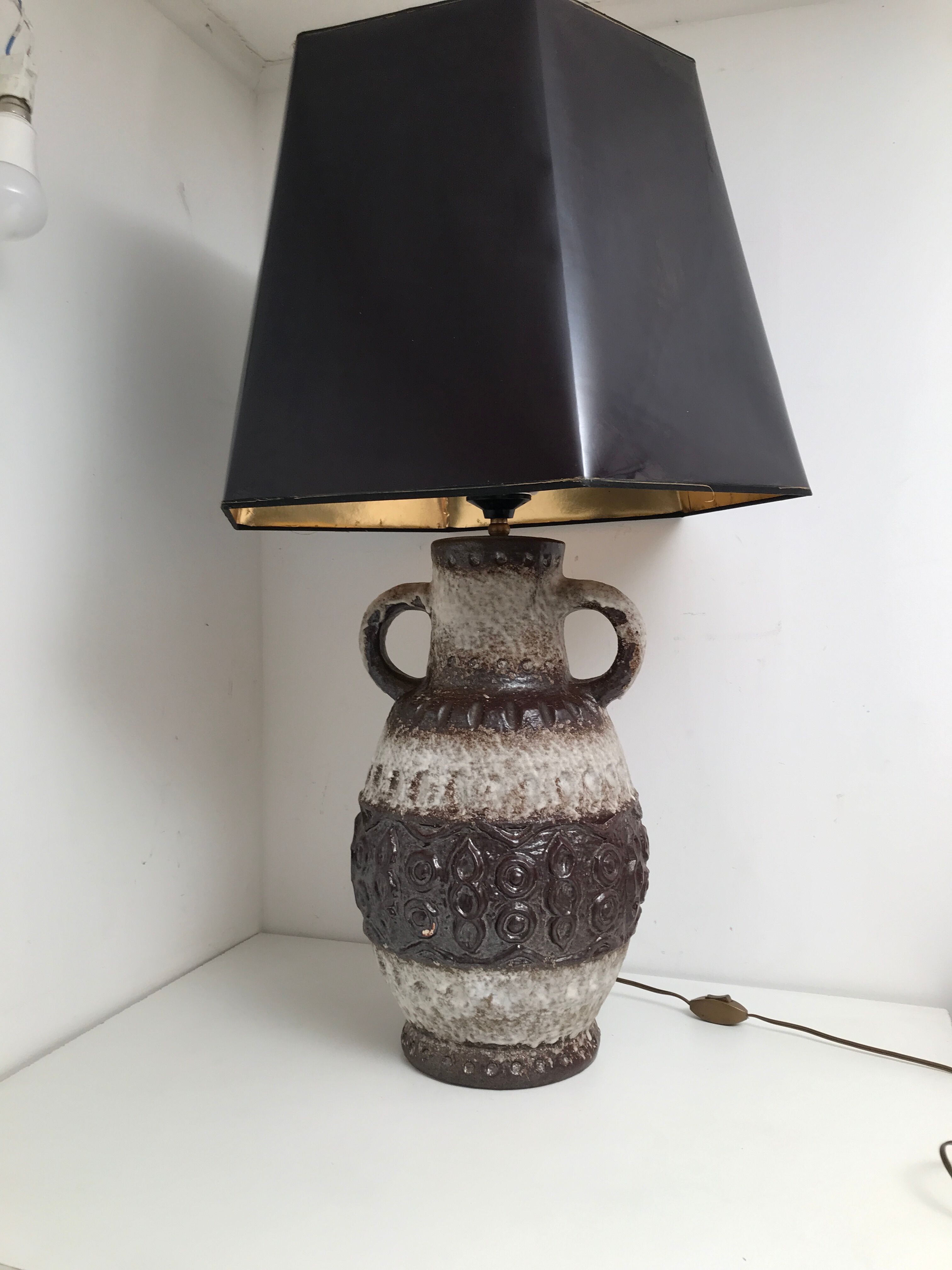 Ceramic lamp accosted 50s-60s