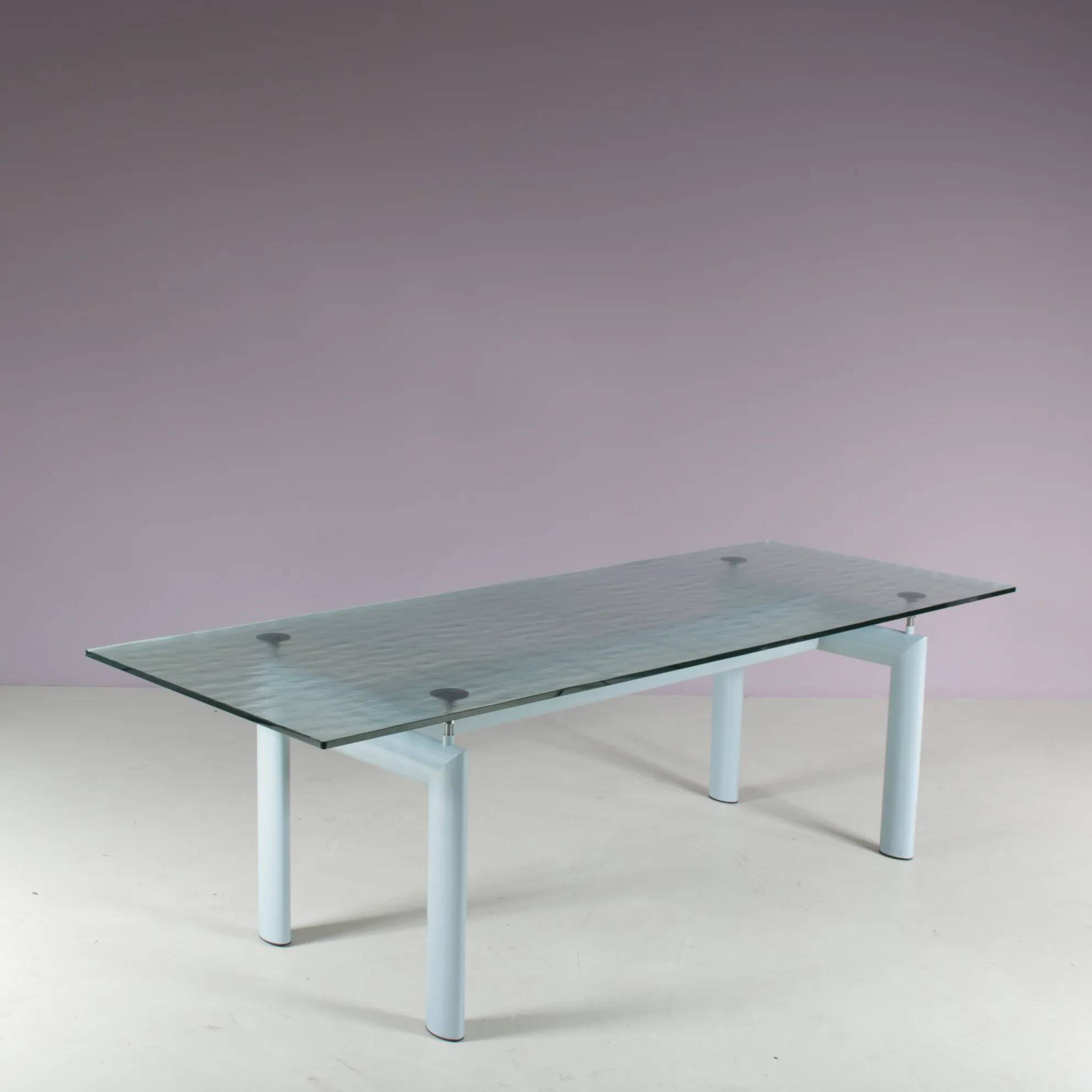 Le Corbusier “LC6” dining table for Cassina, Italy 1980