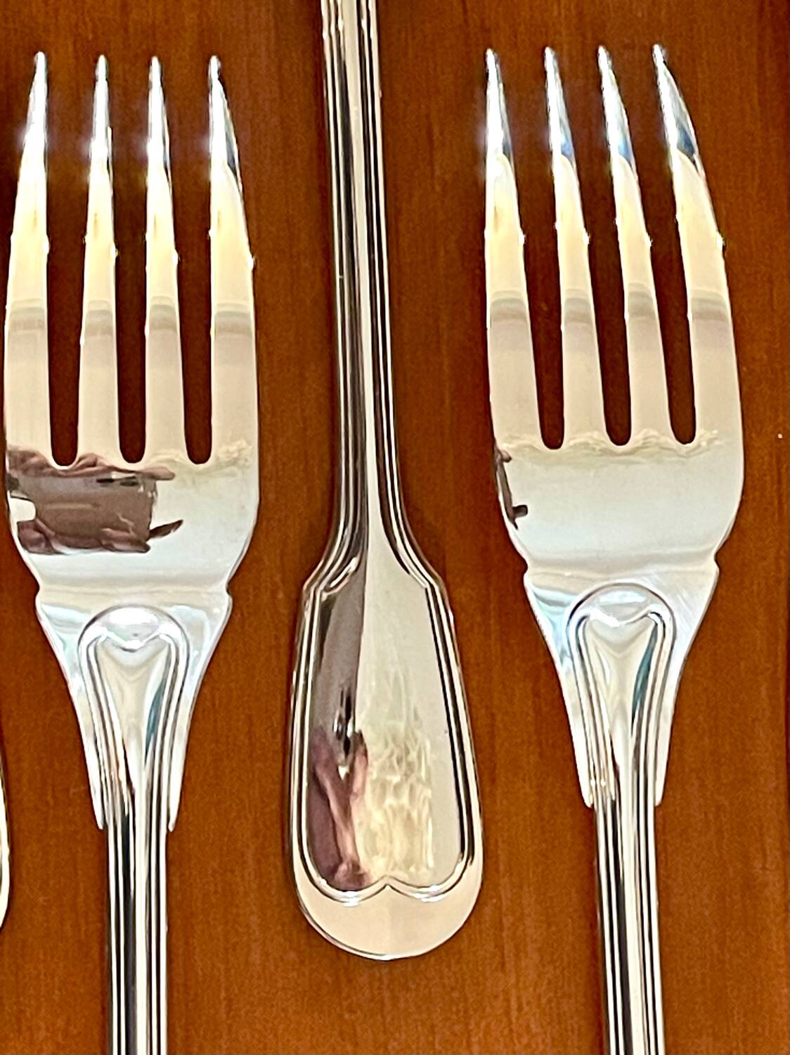 Christofle Chinon, fish cutlery, serving cutlery