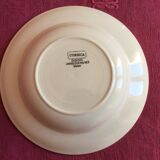 Set of 4 old and mismatched french-made hollow plates