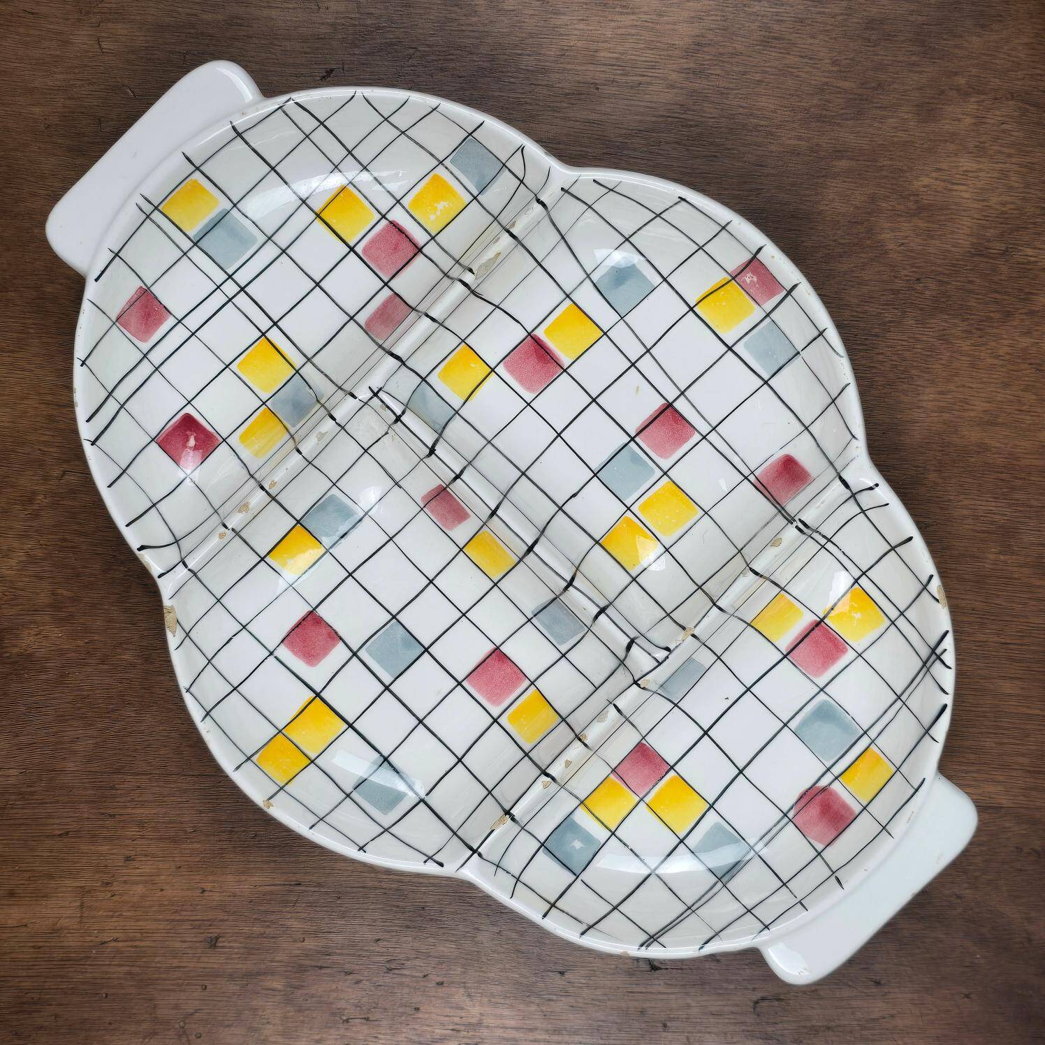 Divided plate – Schramberg – Ollo decor – 1950s