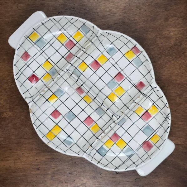 Plat compartimenté – Schramberg – décor Ollo – 1950s