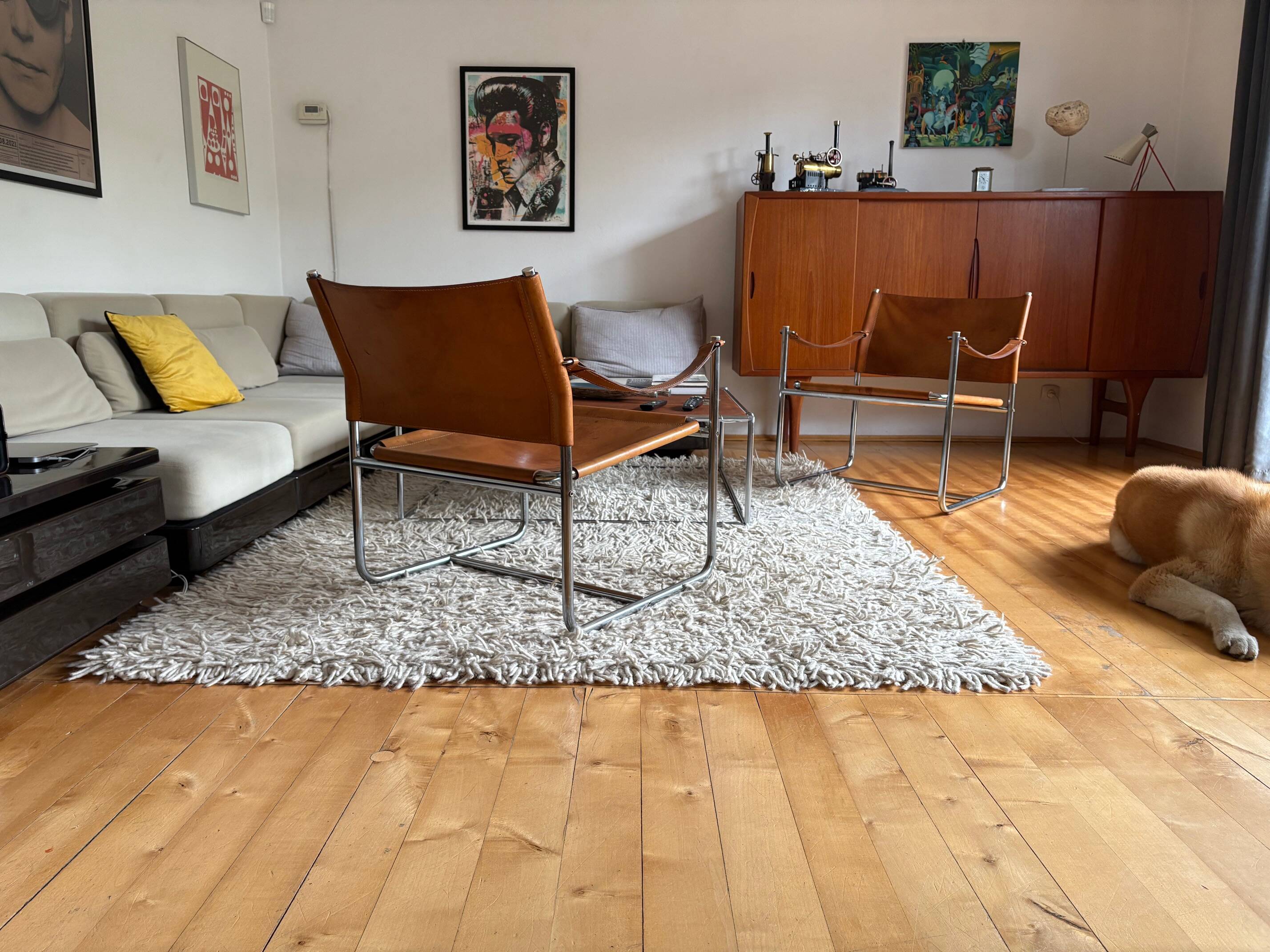 A pair of Amiral armchairs, designed by Karin Mobring, Ikea, Sweden, 1970s.