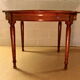 Lot of 6 chairs and table in cherry wood