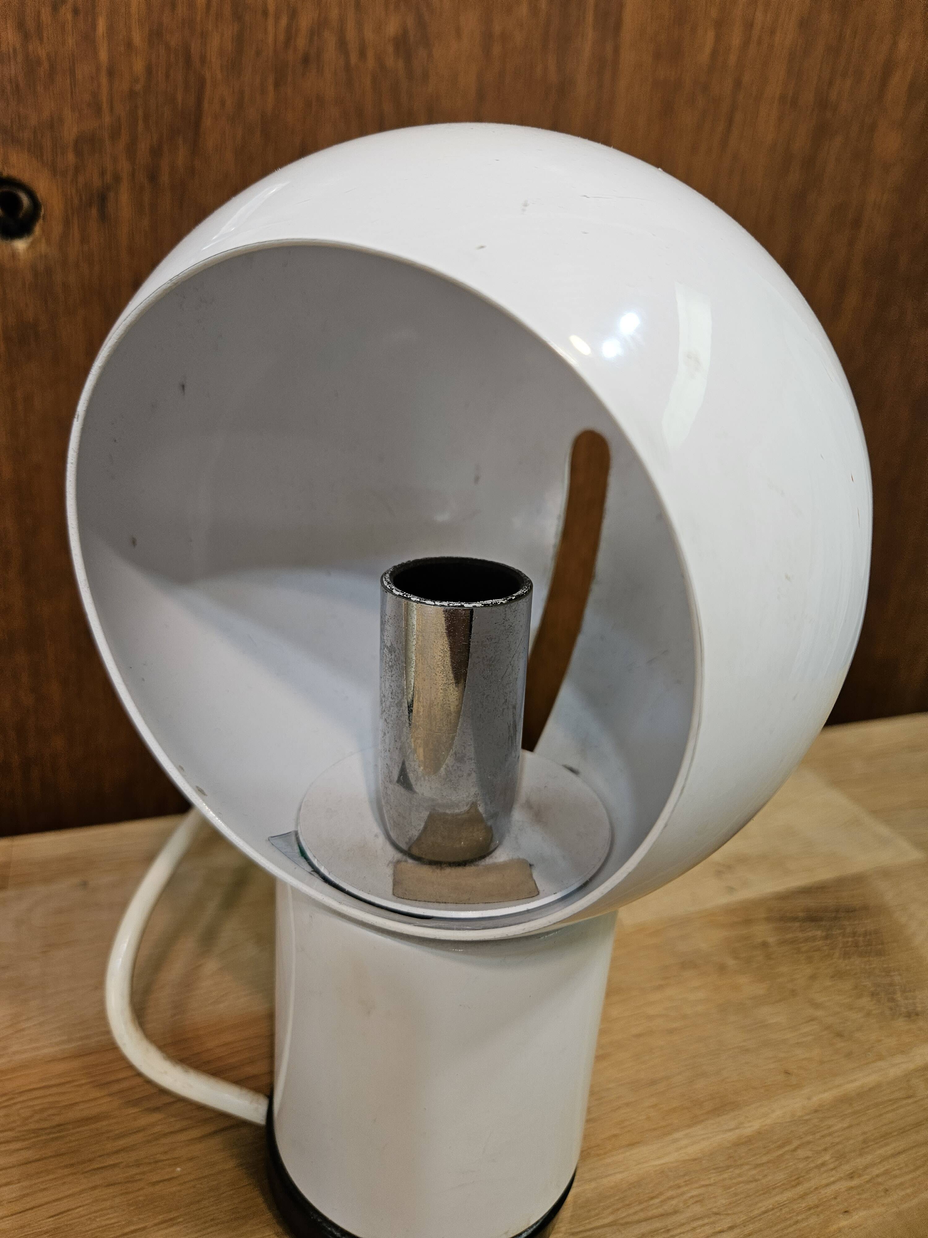 Pair of Italian design bedside lamps 1970 Valenti