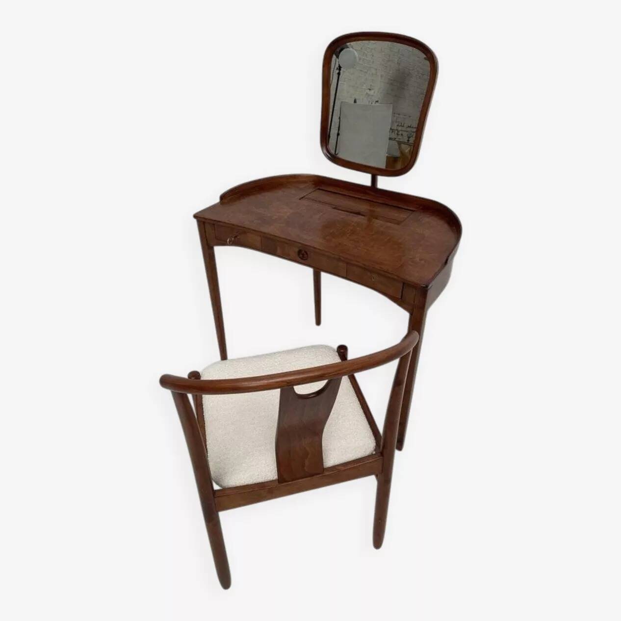 Brigitta Dressing Table and Chair by Carl Malmsten & Yngve Ekström