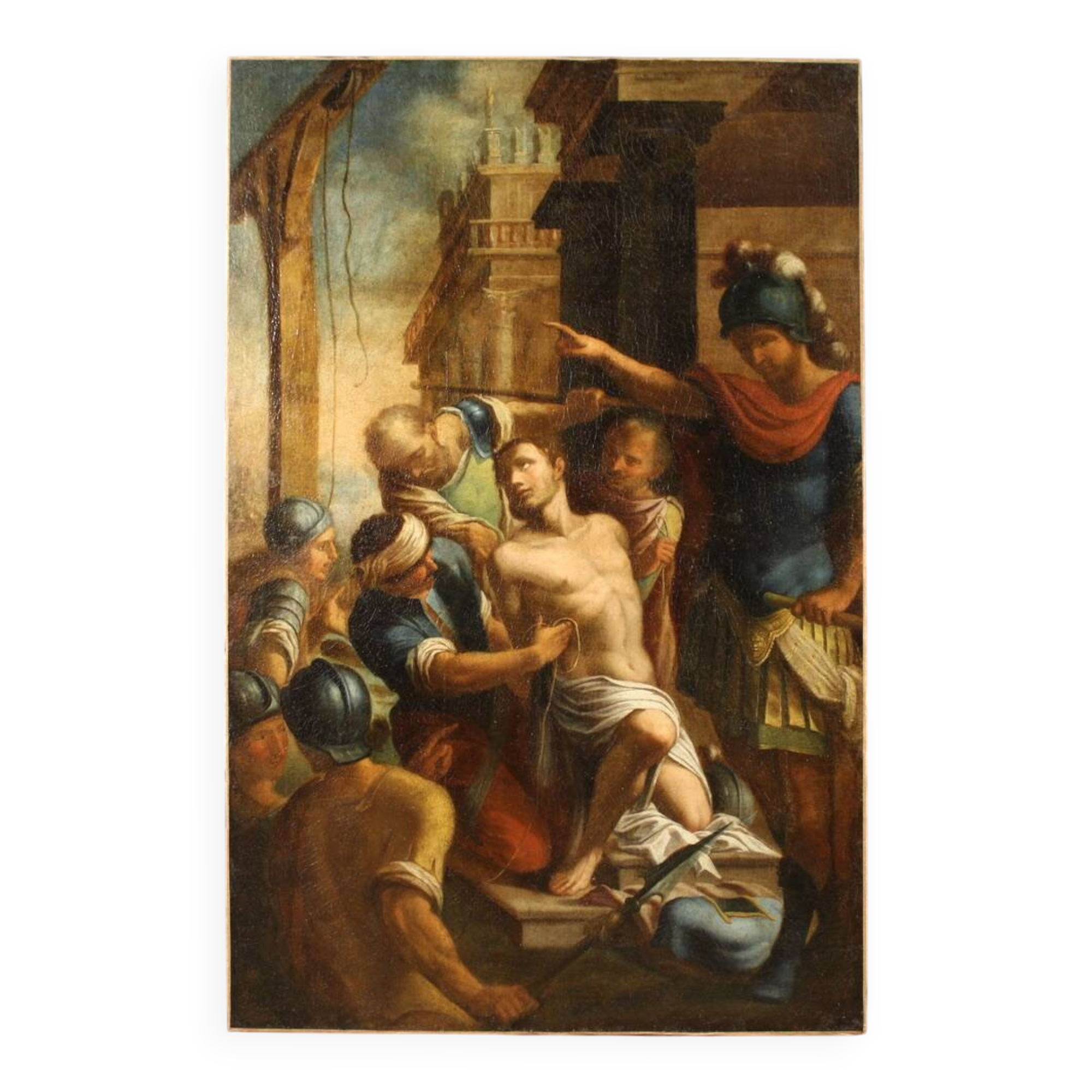Great 17th century religious painting, Saint Sebastian