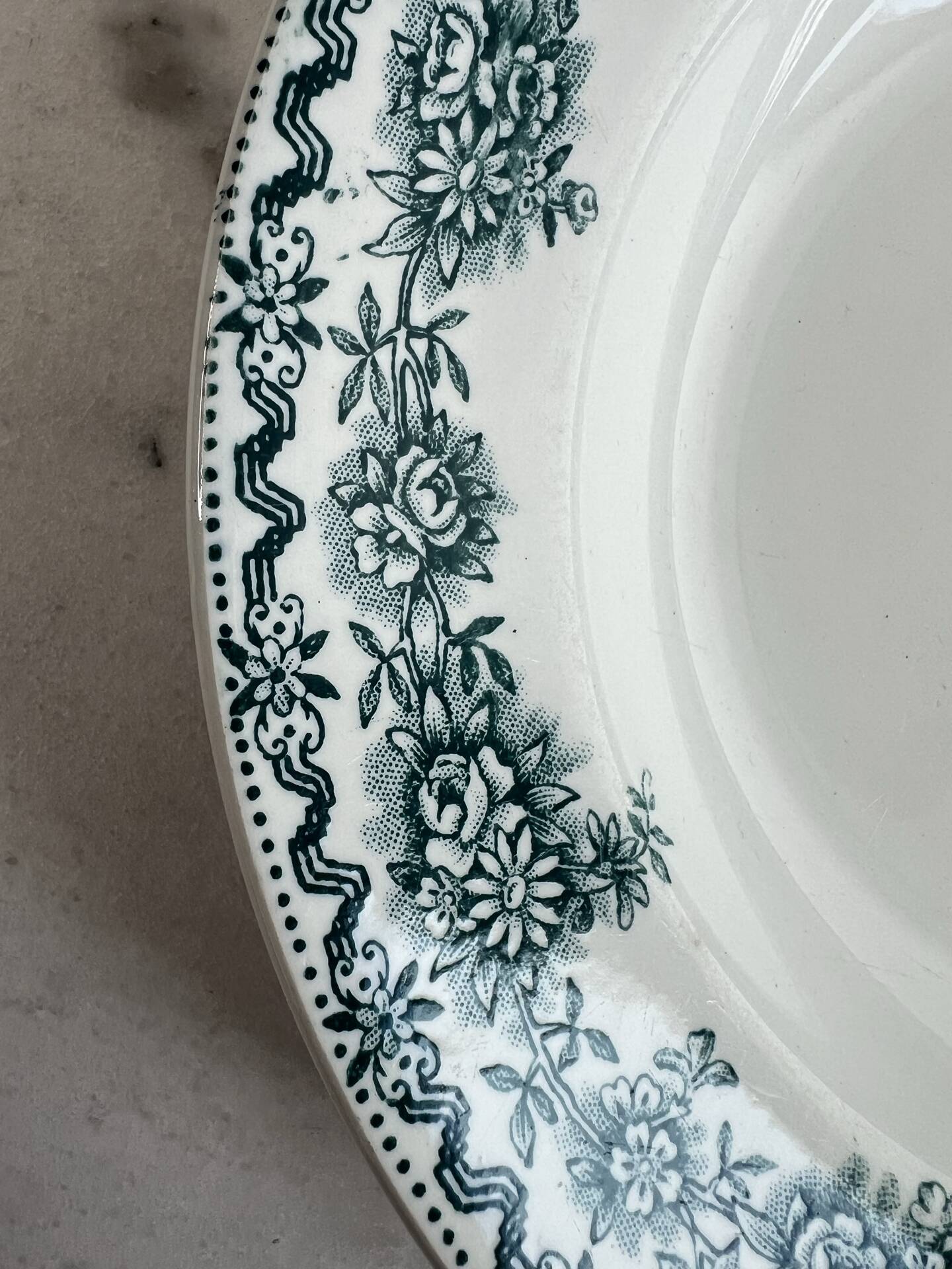 8 assiettes creuses Saint Amand collection Argenton