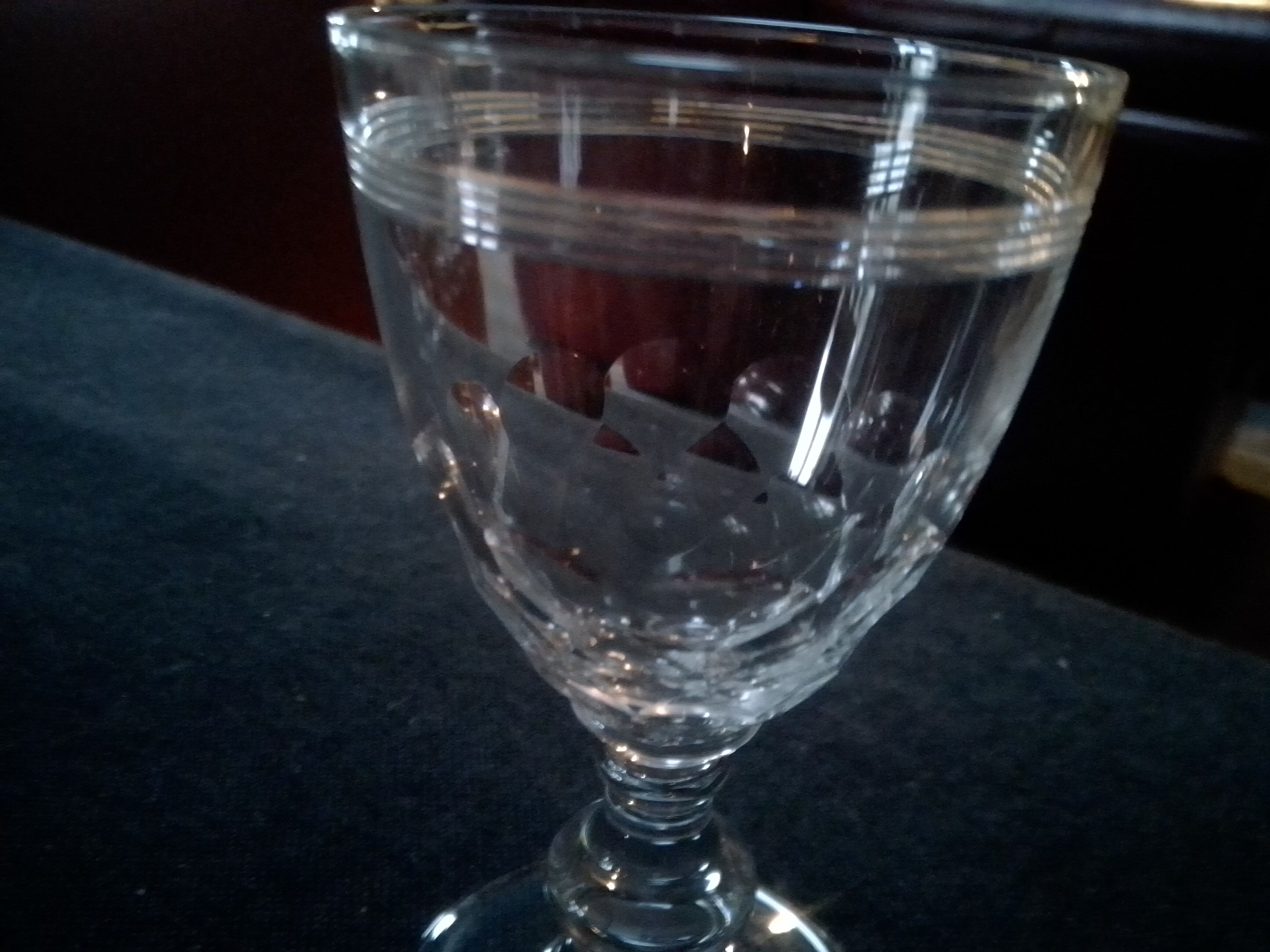 7 Baccarat liqueur glasses