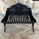 Old fireplace fireplace cast iron removable plate