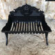 Old fireplace fireplace cast iron removable plate