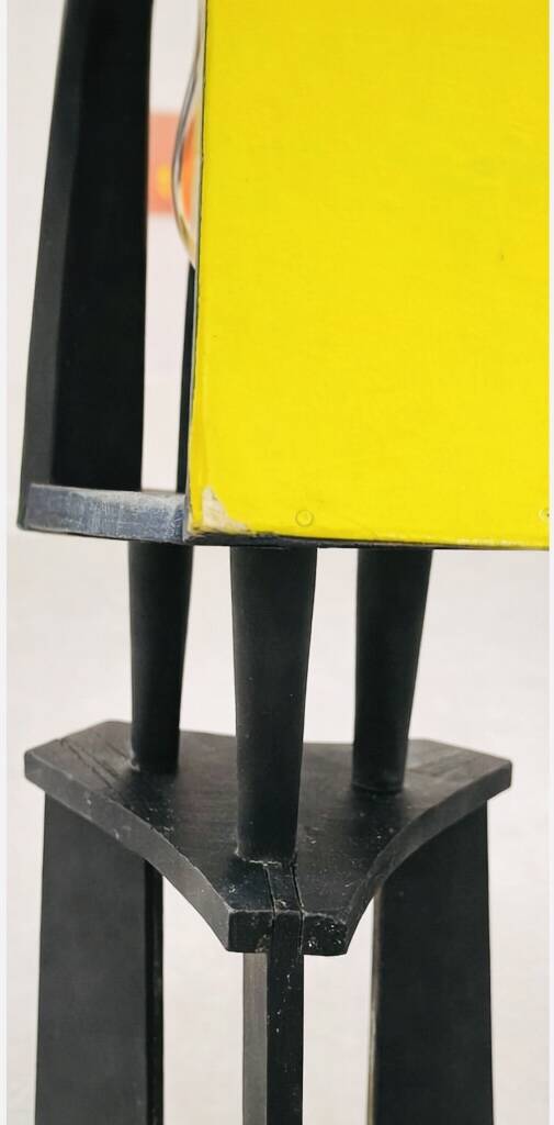 Postmodern Memphis floor lamp, circa 1980.