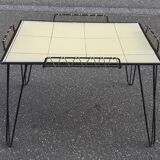 Side table vintage legs Eiffel 1950