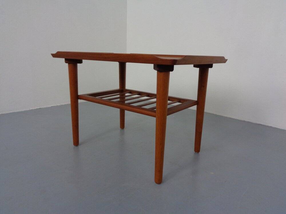 Teak Coffee Table by Holger Georg Jensen for Kubus, Denmark, 1960s