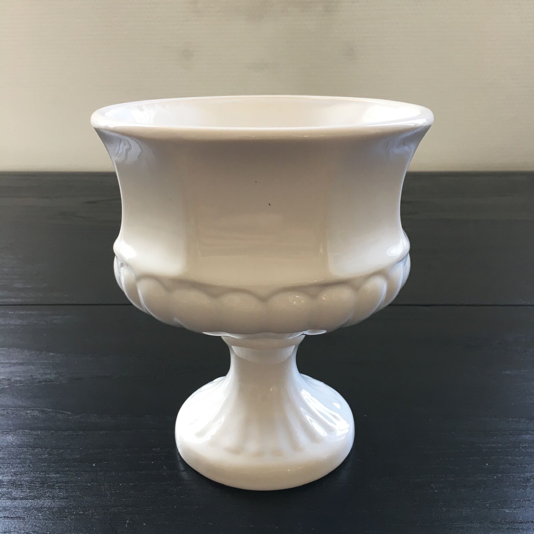 Medici style white vase