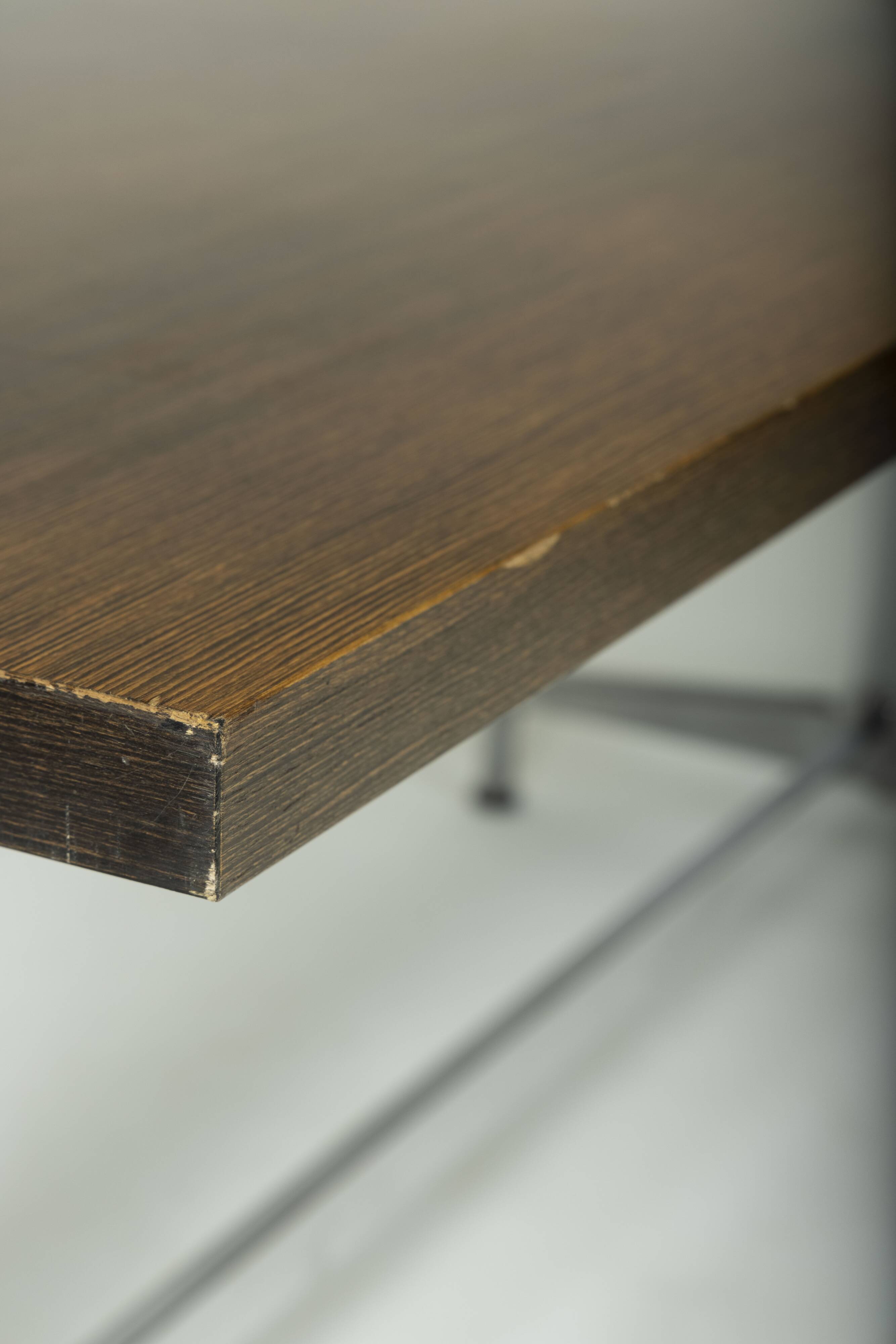 Rosewood table by Giancarlo Piretti for Castelli