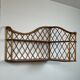 Corner wall shelf in rattan attributed to Audoux-Minet.