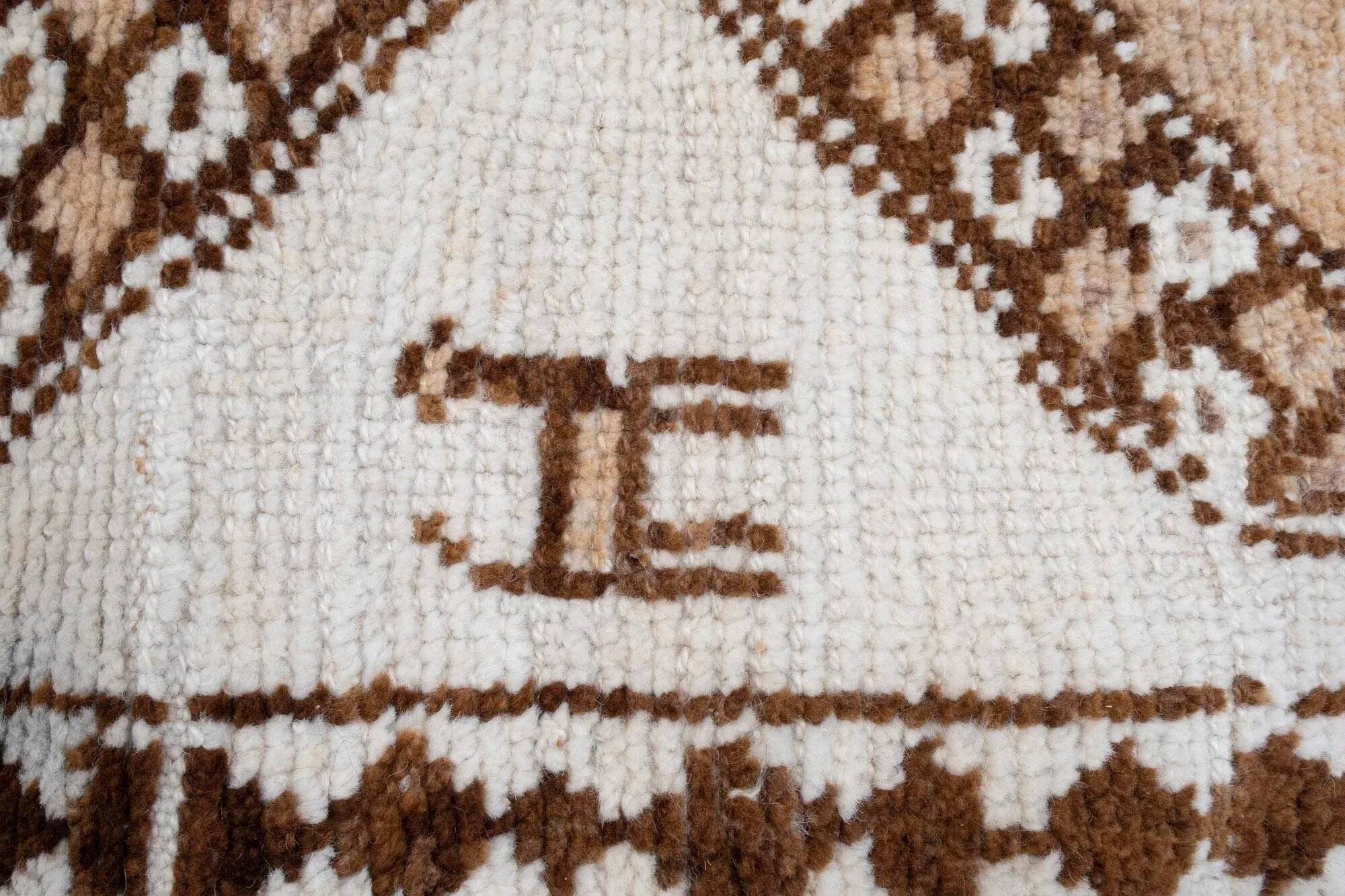 Vintage Turkish hallway rug 83x350 cm
