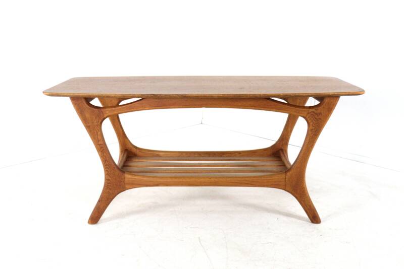 Coffee table 'Huizen' - dutch mid centiry modern design - organic shapes
