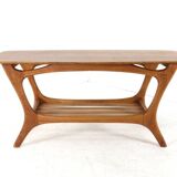 Coffee table 'Huizen' - dutch mid centiry modern design - organic shapes